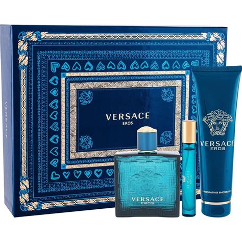 versace eros 100ml gift set|versace eros 100 ml edt.